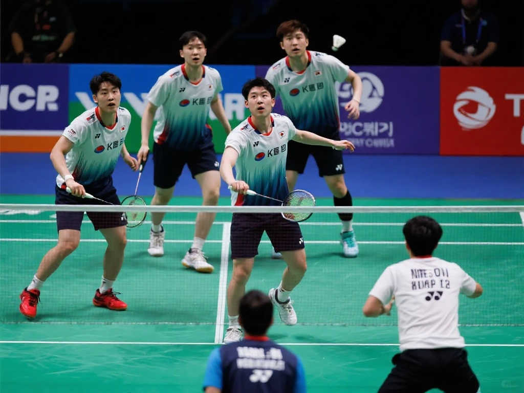苏迪曼杯半决赛:韩国险胜印尼3-2,决赛将迎战国羽 苏迪曼杯半决赛:韩国险胜印尼3-2,决赛将迎战国羽